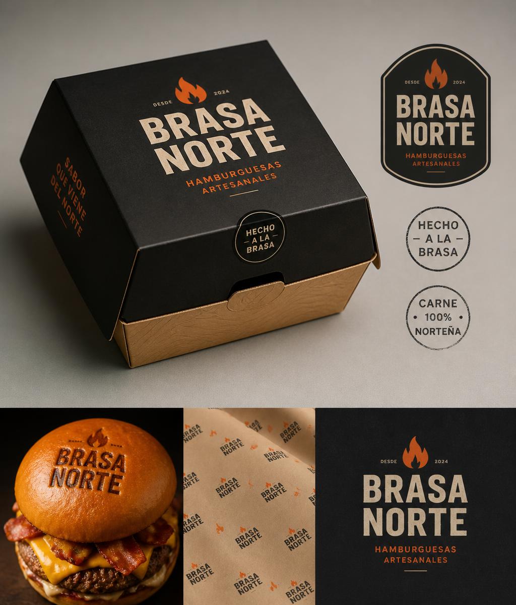 Identidade visual do projeto Brasa Norte