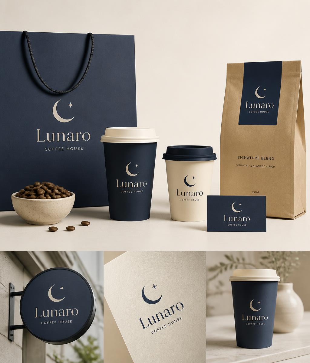 Identidade visual do projeto Lunaro
